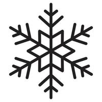 Snowflake Vector symbol sign icon