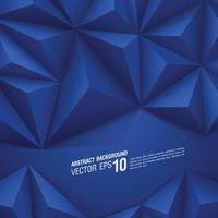 Blue polygonal background vector