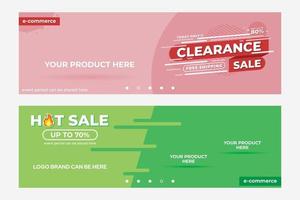 Vector Abstract Sales Promotion Banner Template Vector Eps 10 suitable for social media post, brochure, poster, web banner etc.