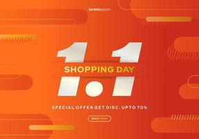 Sales promotion banner design for celebration of each month vector
