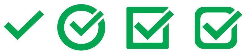 Check mark icon symbols vector. symbol for web site vector