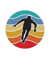 plantilla de diseño de puesta de sol retro de baloncesto vector