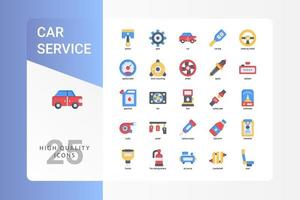 Car Service icon pack for your website design, logo, app, UI. vector