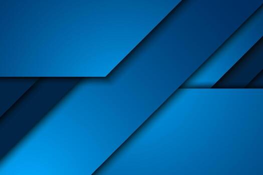 Abstract blue diagonal overlap background vector