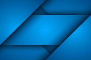 Abstract blue background, triangle overlap vector
