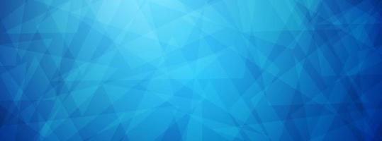 Abstract blue overlapping triangle background vector