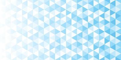 white and blue gradient triangular pattern, abstract geometric polygonal background vector