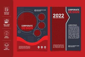 corporate flyer design template.eps vector