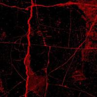 cracked grunge texture in black and red vector