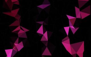 Dark Pink vector polygonal template.