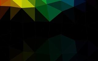 Dark Multicolor, Rainbow vector abstract mosaic background.