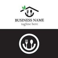 diseño de icono de vector de plantilla de logotipo de comida