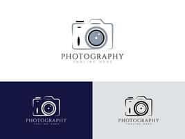 Camera Photography Logo Design Vector Template