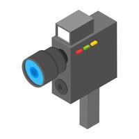 Trendy Camera Concepts vector