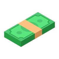 Stacked Money Concepts vector