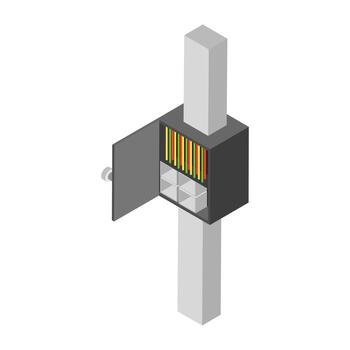 conceptos del interruptor principal vector