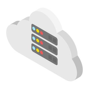 Cloud Network Concepts vector