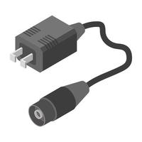 conceptos de cable de altavoz vector