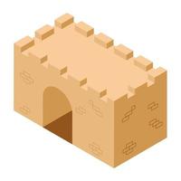 Castle Entrance Concepts vector