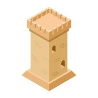 Castle Pillar Concepts vector