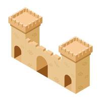 Castle Entrance Concepts vector