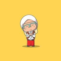 girl with hijab using face shield ready back to school vector
