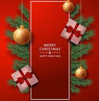 Merry Christmas Background vector