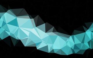 Light BLUE vector triangle mosaic template.