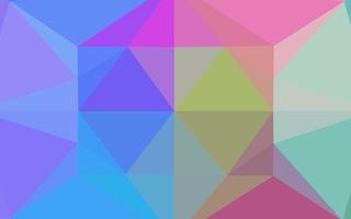 Light Multicolor, Rainbow vector polygon abstract backdrop.