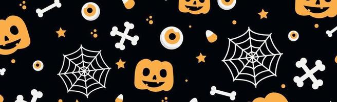 Colorful pattern background for the holiday halloween - Vector