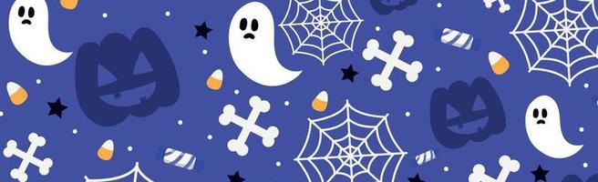 Colorful pattern background for the holiday halloween - Vector