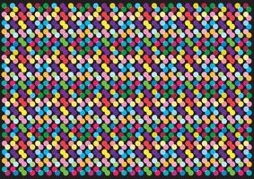 color abstract pattern of geometric shapes vector