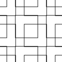 seamless black and white pattern with squares. vector illustration