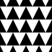 seamless black and white pattern with triangles. vector illustration