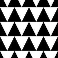 seamless black and white pattern with triangles. vector illustration