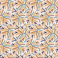 Abstract curve lines seamless pattern design vector