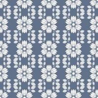 Decorative floral vector seamless pattern design