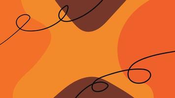 Hand drawn abstract modern graphic background. Dynamic colored shapes and lines. Gradient abstract banner with flowing liquid shapes. Templates for flyers or presentations. Vector. vector