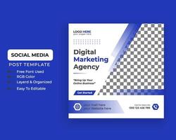Business marketing banner social media post and web banner template vector