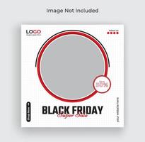 Black Friday weekend sale Social media Banner post and web banner pro vector