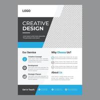 Corporate business flyer template vector