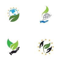 world earth day logo vector illustration design