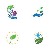 world earth day logo vector illustration design