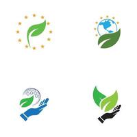 world earth day logo vector illustration design