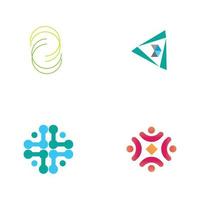 diseño de concepto de logotipo moderno para fintech y tecnología de finanzas digitales vector