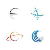 global vector logo illustration design template