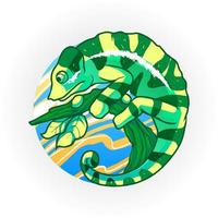 Chameleon vector Illustration