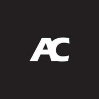 AC letter design vector image