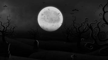 mystère halloween lune nuit