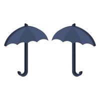 Beach Umbrella Illustrated On White Background vector